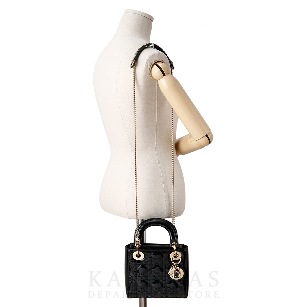 CHRISTIAN DIOR(USED)크리스찬디올 페이던트 레이디디올 미니 백